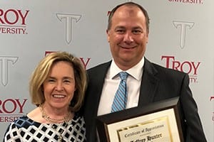 Attorney Jeff Hunter - Greek Honor Society Award