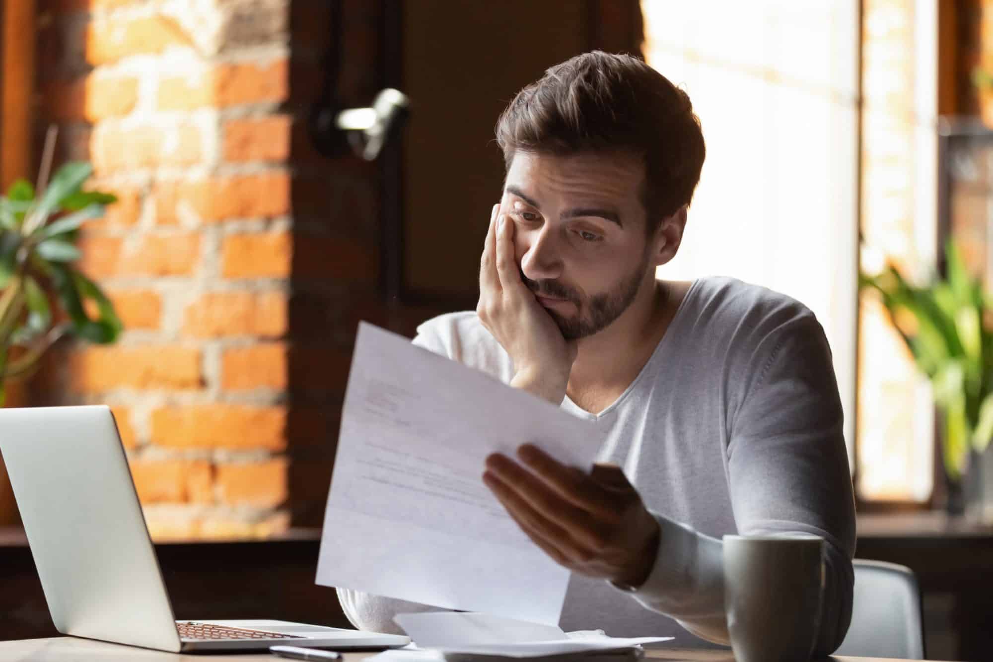 man stressed after a car accident claim in Montgomery, AL