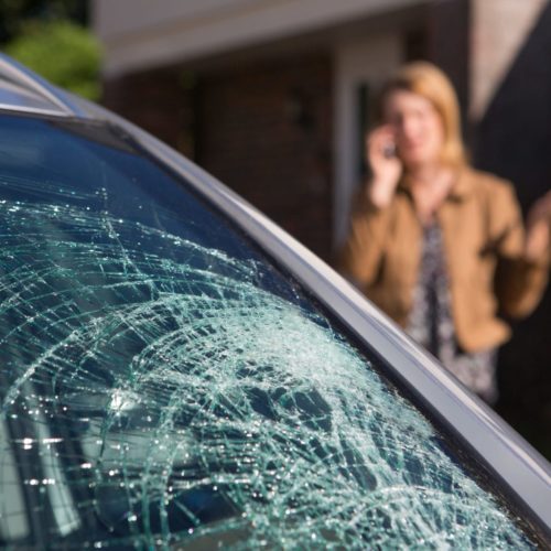 woman calling a car accident lawyer after an accident in Montgomery, AL